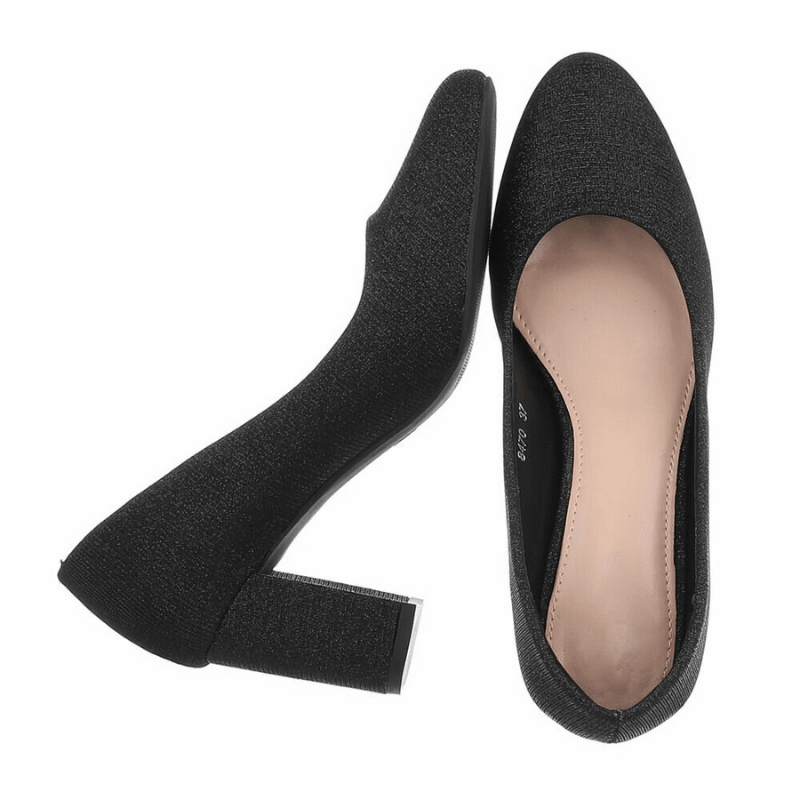 sapatos pretos com salto BeSylish 