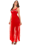 vestido de festa vermelho comprido BeStylish 