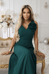 vestido de casamento comprido verde BeStylish