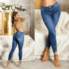 calças de ganga jeans de cintura subida BeStylish