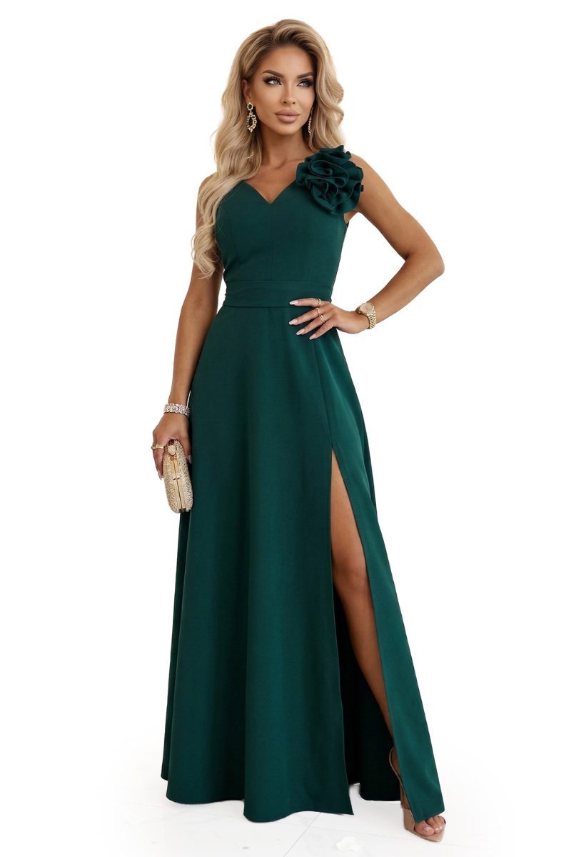 vestido de casamento comprido verde BeStylish