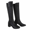 botas pretas de salto alto BeStylish 