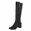 botas pretas de salto alto BeStylish 