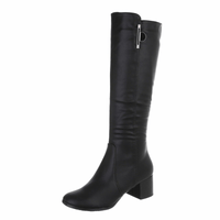 botas pretas de salto alto BeStylish 