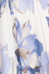 Vestido médio floral azul BeStylish 