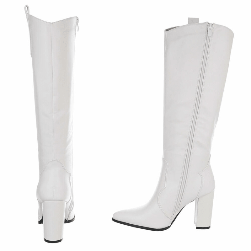 Botas brancas Mónica