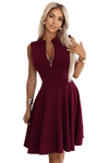 Vestido de cerimónia médio bordeaux BeSylish 