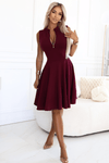 Vestido de cerimónia médio bordeaux BeSylish 