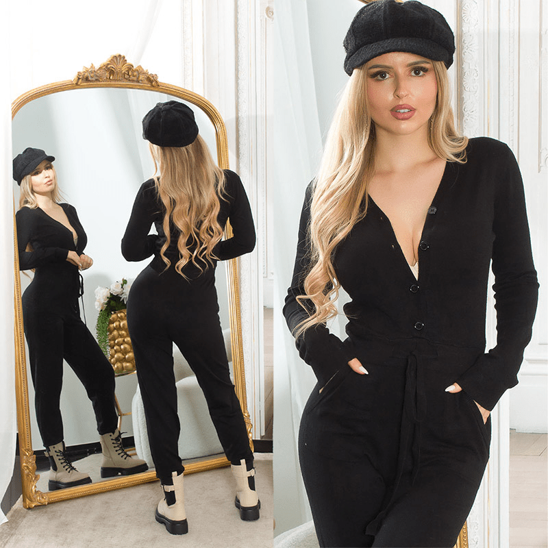 Macacão preto comfy BeStylish 