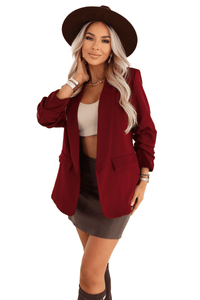blazer bordeaux BeStylish