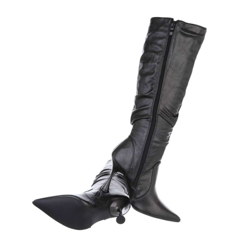 Botas pretas de salto alto BeStylish