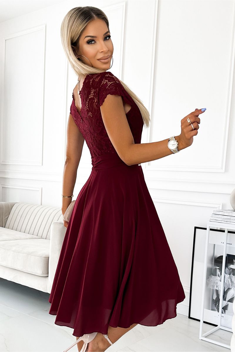 Vestidos sales cerimonia bordeaux