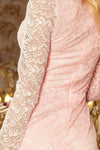 vestido de cerimónia rosa BeStylish