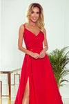 vestido de cerimónia comprido vermelho BeStylish