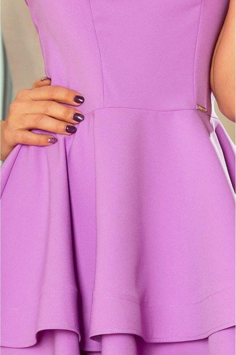 vestido de cerimónia curto violeta BeStylish