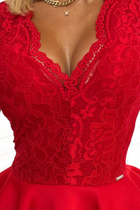 vestido de cerimónia vermelho - BeStylish