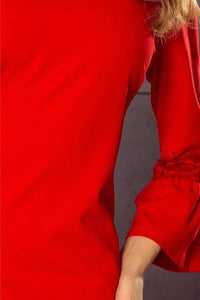 Vestido de cerimónia médio vermelho BeStylish