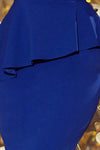Vestido de cerimónia Diná (azul royal) - BeStylish