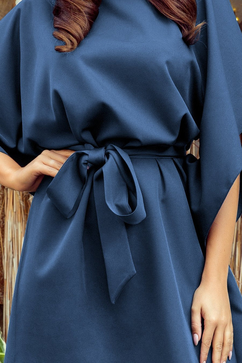 vestido de cerimónia azul BeStylish